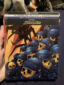 *DENT* 4K Blu-Ray Steelbook Starship Troopers UHD & Blu ray 25th Anniversary NEW - Picture 1 of 8