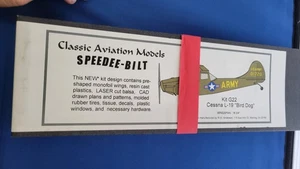 Modelos clásicos de aviación: Speedee-Bilt - Kit G22 Cessna L-19 "Bird Dog" - Imagen 1 de 2