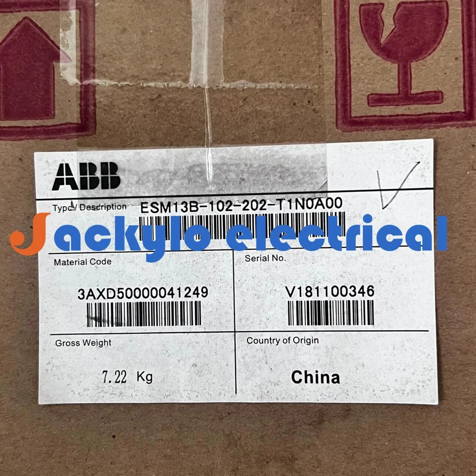 ESM13B-102-202-T1N0A00 ABB Servo Motor Brand New in Box!Spot Goods Zy - Image 1 of 1