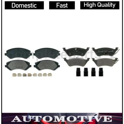 Juego de 2 pastillas de freno delanteras traseras para Dodge Caravan 3,3 L 2,4 L Foto 1 de 4