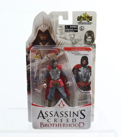 Assassin's Creed Brotherhood #26011 Gamestars Cesare Borgia Action Figure MIB Cover