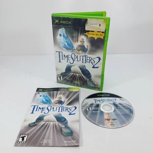TimeSplitters 2 (Microsoft Xbox, 2002) CIB Complete with Manual - Tested - Picture 1 of 6