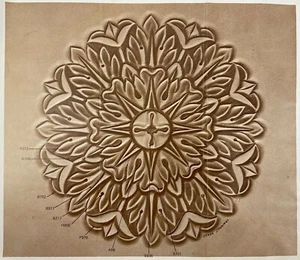 Herramienta artesanal de cuero vintage Doodle Page arte ornamental parte IV serie 6-B página 12 - Imagen 1 de 3