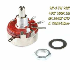 1K 4.7K 10K 47K 100K 220K 330K 470K 1MΩ/OhmWTH118-1A 2W Linear Potentiometer - Bild 1 von 3