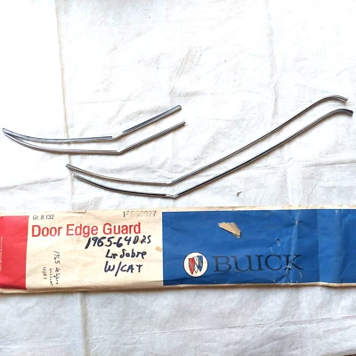 Buick LeSabre Wildcat 1965-1966 4 puertas nuevo accesorio protectores de borde de puerta 980977 Foto 1 de 4
