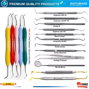 Dentist Composite Filling Restoration Placement Tools Probes Teeth Scraper Range - Picture 1 of 127