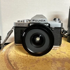 *Mint* Fuji Fujica AX-3 Film Camera Tamron 28mm Lens. Tamron 70-210 Lens - Picture 1 of 11