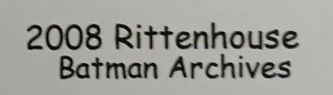 2008 Rittenhouse Batman Archives 1940 Retro BG4 Crime Fighting Costumes - Bild 1 von 3