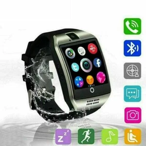 Smart Watch with Camera Bluetooth Pedometer Sim Card Slot for iPhone & Androi... - Picture 1 of 6
