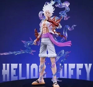 Figura de acción anime One Piece Monkey D Luffy Gear 5 Sun God Nika PVC estatua - Imagen 1 de 4