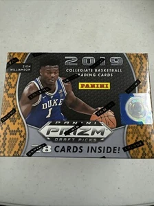 2019 PANINI PRIZM DRAFT PICKS BASKETBALL. Ja Morant, Zion Factory Seal. Blaster - Picture 1 of 3