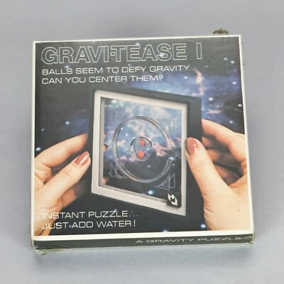 Gravi-Tease I - water game USA 1980 with original box rompicapo acqua vintage - Immagine 1 di 4