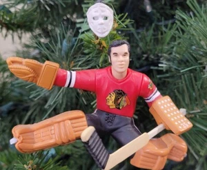 Tony Esposito Chicago Blackhawks Hockey NHL Xmas Tree Ornament Vintage Trikot #32 - Bild 1 von 9