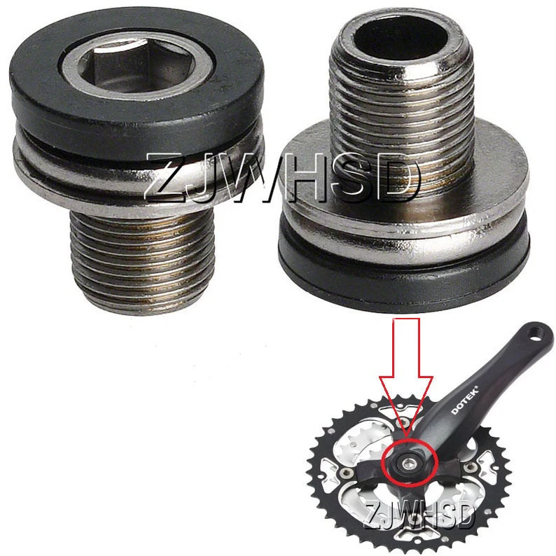 2pcs M12 Full Speed Ahead FSA Crank Arm Bolts screw with Caps ISIS Bike Bicycle - Image 1 of 1