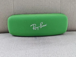 Ray-Ban Glasse Case Green Tone Case for Eyeglasses Hard Case only - Picture 1 of 10
