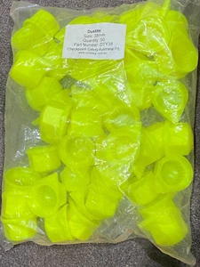 50 x UNIVERSAL 38mm DUSTITE WHEEL NUT COVER INDICATOR DTY38 - Foto 1 di 2