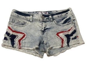 Shorts corto de mezclilla para mujer, size 5, con bolsillos. - Picture 1 of 6