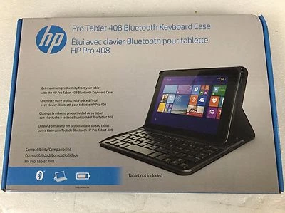  K8P76AA#ABA - Hp Pro Tablet 408 Bluetooth Keyboard & Folio Case US - Image 1 of 4