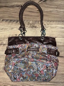 Kalencom Unisex Double Buckle Coated Diaper Bag Gypsy Paisley - Picture 1 of 10