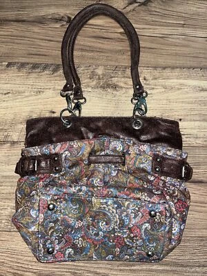 Kalencom Unisex Double Buckle  Coated Diaper Bag Gypsy Paisley - Image 1 of 4