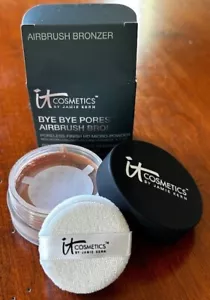 IT Cosmetics Bye Bye Pores Airbrush Bronzer HD Micro-Loose Powder, NEW, OG &RARE - Picture 1 of 11