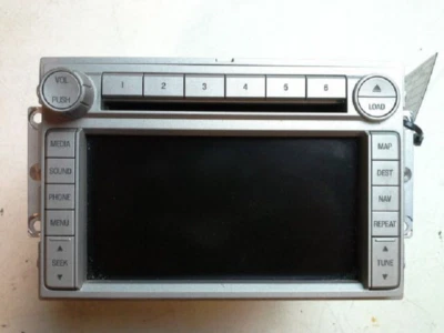 2008 Lincoln Navigator AM FM CD navegação rádio player tela de exibição fabricante de equipamento original - Imagem 1 de 4