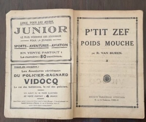P'TIT ZEF poids mouche, N°1 par R.VAN BUREN (Edition originale 1939) chez SPE - Imagen 1 de 4