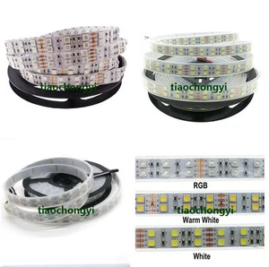DC12V 5050 Double row Flexible LED strip light RGB white 120LED/M 5M/roll - Picture 1 of 7