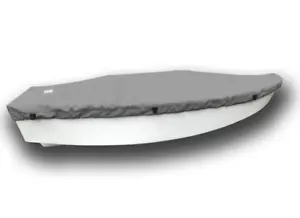 Dyer Midget Sailboat - Boat Deck Cover - Polyester Charcoal Gray Top Cover - Bild 1 von 1