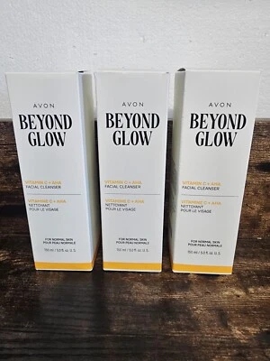 LIMPIADOR FACIAL AVON BEYOND GLOW VITAMINA C+AHA 5 OZ Lote de 3 Foto 1 de 4