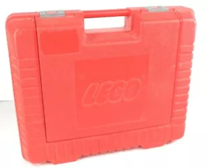 Vintage Red LEGO Plastic Storage Box Bin Carrying Case 15" x 13" x 4" Toy Box - Picture 1 of 7