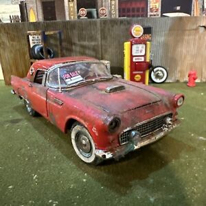 1956 Ford Thunderbird - Barn Find Cars - 1:24 DIECAST - Danbury Mint