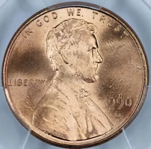 1990-D PCGS MS68RD Lincoln Cent 44389299 - Picture 1 of 3