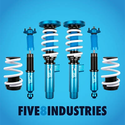 FIVE8 INDUSTRIES COILOVERS HEIGHT ADJUSTABLE FOR BMW 3-Series 1999-2005 E46 Foto 1 de 4