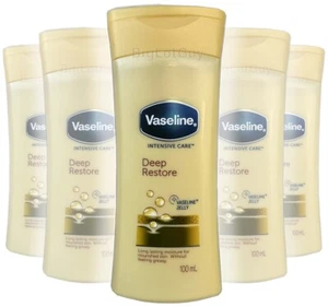 VASELINE Jelly Intensive care DEEP RESTORE Cream Lotion Moisturizer 100ml. USA - Picture 1 of 6