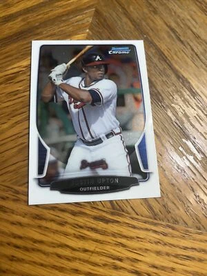 2013 Bowman Chrome Baseball #96 Justin Upton  Atlanta Braves - Image 1 of 3