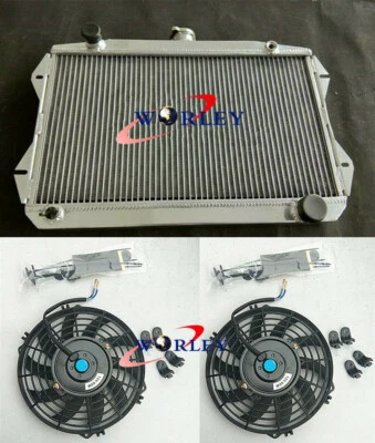 Radiador de aluminio MT +2*VENTILADOR para Sunbeam Alpine Series V 1,7 L 1965 1967 1966 1968 Foto 1 de 4