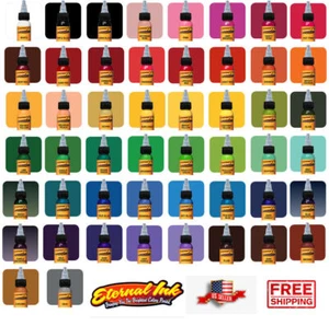 Eternal Set 1oz 16/25/50 Set Tatuaje Colores Tinta Ver Permanente 30ml Profesional - Imagen 1 de 19