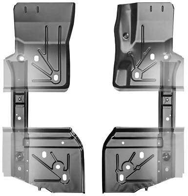 1997-2006 For Jeep TJ Wrangler OE Style Front & Rear Floor Pan & Front Brace Set - Imagem 1 de 4