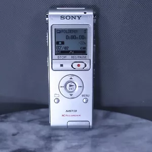 Sony ICD-UX200 Stereo Digital Voice IC Recorder USB MP3 - TESTED - Picture 1 of 13