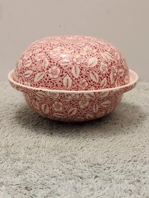 Jabonera floral Crabtree & Evelyn Mason’s Wedgewood London rosa rojo Foto 1 de 4