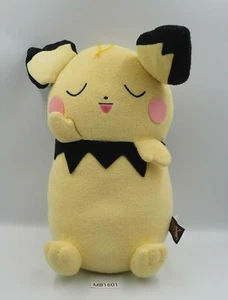 Pichu Sleeping Pokemon Pillow MB1601 Banpresto DX 2001 Plush 15" Toy Doll Japan - Picture 1 of 9