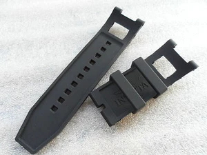 Silicone Rubber Band Strap Black For Invicta Subaqua Noma III Noma 3 - New - Picture 1 of 7