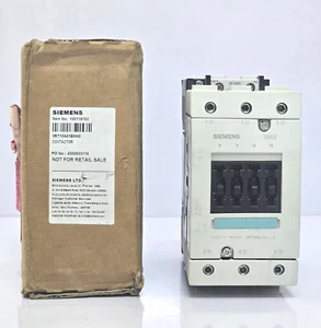 SIEMENS SIRIUS 3RT1044-1BM40 CONTACTOR G/180717 220VDC - Picture 1 of 10