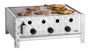 Bartscher Asador de Mesa de Gas Parrilla de Mesa con Parrilla de Acero Inoxidable 10 kW Plata - Imagen 1 de 12