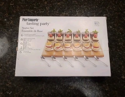 Pier 1 TASTING PARTY 25-Piece Starter Set Spoons, Bowls Shot Glasses - Image 1 of 4