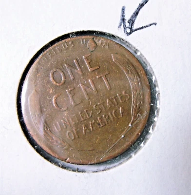 1948 s Lincoln wheat cent penny Error CUD - Image 1 of 3