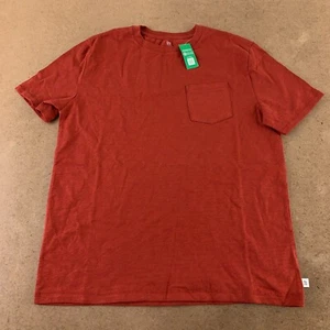 Gap Kids Boys Size XL (12) Husky Dark Red 100% Organic Cotton Pocket T-Shirt NWT - Picture 1 of 5