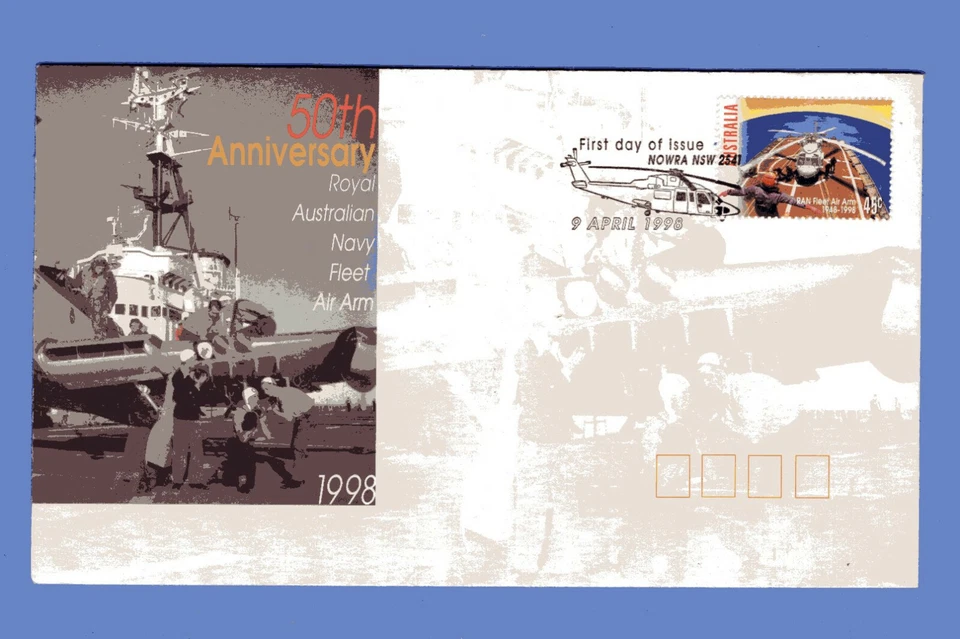 HELICÓPTEROS - AUSTRALIA, 1998, CANCELAR CUBIERTA Foto 1 de 1
