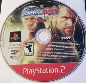 WWE SmackDown vs. Raw 2009 (PlayStation 2, 2008 PS2) Disc Only, Tested - Picture 1 of 2